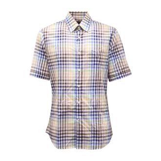 Paul & Shark Yachting Button-Down Shirt Made in Italy - Heren - Korte mouwen Overhemden - Veelkleurig - L - Overhemden