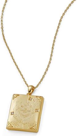 Alex and Ani Harry Potter Mischief Managed Locket Necklace in Gold at Nordstrom