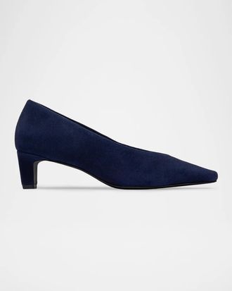 Bernardo 50mm Chiara Suede Pumps