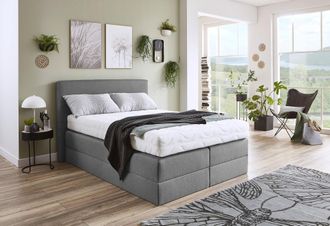 Westfalia Polsterbetten Boxspringbett wahlweise mit Kaltschaum-Topper
