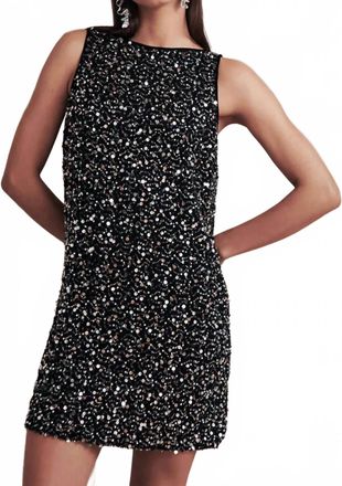 Saylor Kit Mini Dress In Black