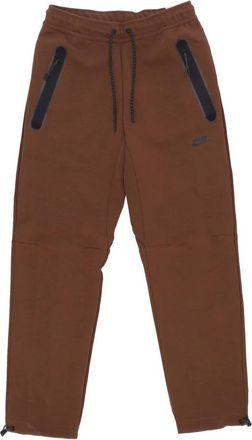 Nike Lichte Trainingsbroek - Heren - Trainingsbroeken - Bruin - S - Katoen - Fitness