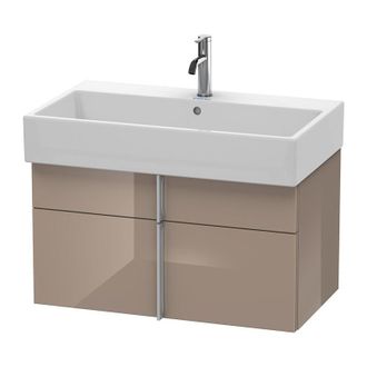 Duravit Duravit Vero Air Mueble De Pared 78,4 X 43,1 Cm, 1 Caj&oacute;n, 1 Extra&iacute;ble, Para Vero Air 235080, Color (frente/cuerpo): Cappuccino Laca Alto Brillo - Va65