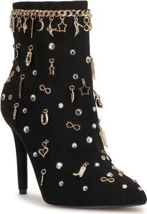 Jessica Simpson Lupire Charm Bootie in Black at Nordstrom Rack, Size 7.5