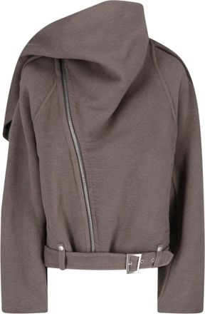 Rick Owens Giacca Sciarpa Flight