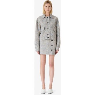 Iro Elios Jacket in Beige /White /Black at Nordstrom, Size 40 Eu
