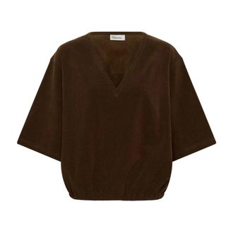 MY ESSENTIAL WARDROBE T-shirt - Dames - Tops - Bruin - Maat: M