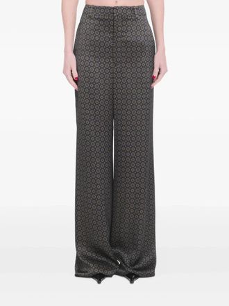 Saint Laurent patterned trousers - Grey