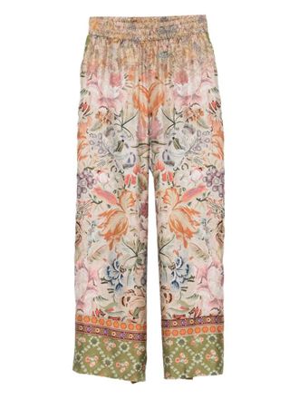 Pierre-Louis Mascia Printed Silk Trousers