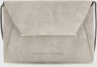 Brunello Cucinelli Pochette a busta in camoscio Brunello Cucinelli