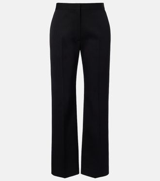 The Row Trino wool straight pants