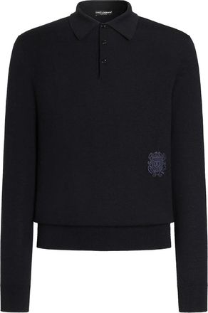 Dolce & Gabbana Virgin Wool Polo Shirt