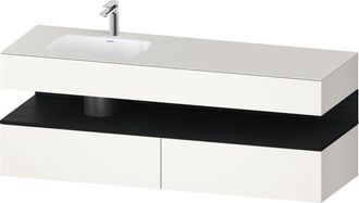 Duravit Qatego Lavabo Encastrado Con Base De Lavabo Consola, - Duravit