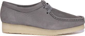 Clarks Wallabee Veterschoenen - Dames - Veterschoenen - Grijs - 40 EU - Leer - Schoenen