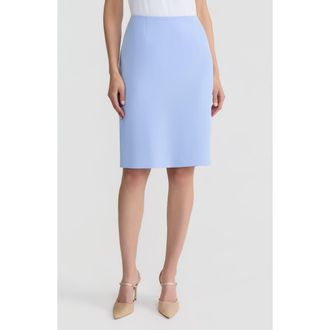 Kasper Zip Pencil Skirt in Paris Bleu at Nordstrom, Size 14