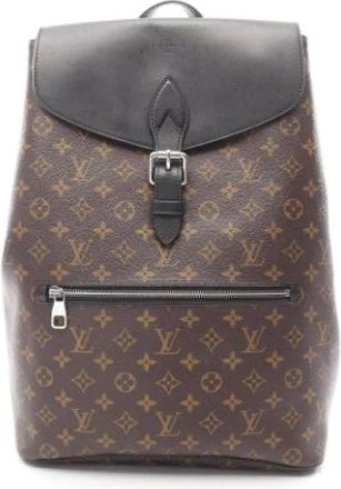 Louis Vuitton Vintage, unisex, Bruin, ONE Size, Pre-owned Vintage Canvas Rugzak