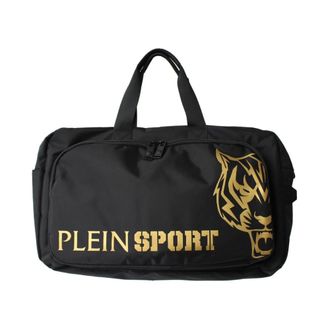 Plein Sport Zwarte Duffle Tas met Gouden Details - Heren - Outdooraccessoires - Zwart - ONE Size - Fitness