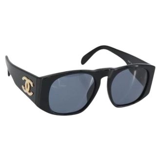 Chanel Pre-owned Accessories, female, Black, Size: ONE SIZE Pre-owned Plastic Sunglasses