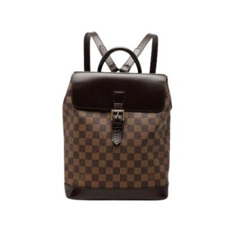 Louis Vuitton Pre-owned Soho Backpack - Dames - Vintage Rugzakken - Bruin - ONE Size - Leer - Vintage