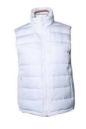 Thom Browne padded gilet in white