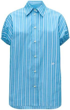 C&acirc;llas Milano Lecce Capsleeve shirt Blue Stripe at Nordstrom, Size 38Short It