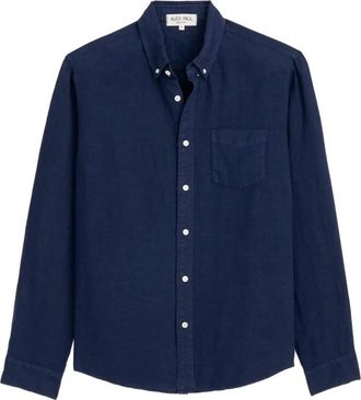 Alex Mill Camicia in lino a maniche lunghe - Blu