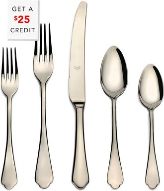 Mepra 5Pc Flatware Set With $25 Credit