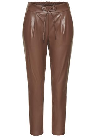 Lascana Schlupfhose LASCANA, Damen, Gr. 34, N-Gr, braun, Web, Obermaterial: 100% Polyester. Beschichtung: 100% Polyurethan, unifarben, figurumspielend kn&ouml;chel