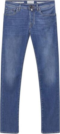 Jacob Cohen Slim-fit Jeans - Heren - Slim Fit Jeans - Blauw - W42 - Katoen - Jeans