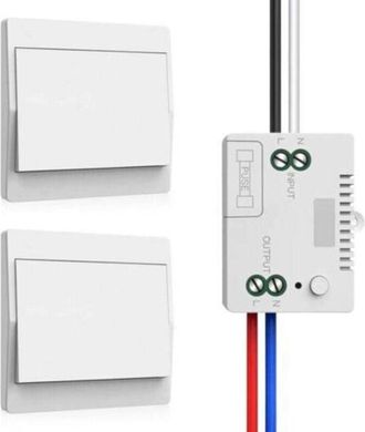 OEM Kit De Interruptores Inal&aacute;mbricos - Interruptor Inal&aacute;mbrico Autoalimentado - Interruptor De Pared Resistente Al Agua - Controla Tu Luz Desde Hasta 200