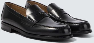 Prada Leather penny loafers