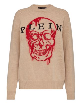 Philipp Plein Pullover Ronde Hals Skull