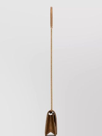 Saint Laurent paris leather chain wallet clutch bag