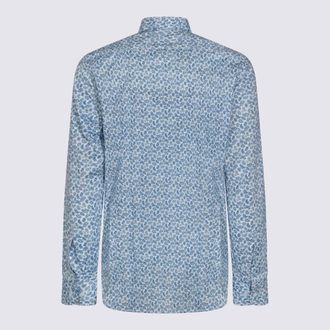Etro Mens Shirts Blue _co Ea