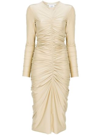 Philosophy di Lorenzo Serafini draped midi dress - Neutrals