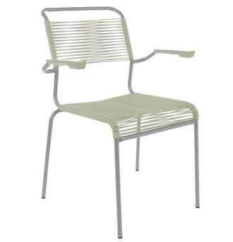 Schubiger M&ouml;bel Spaghetti-Stuhl S&auml;ntis mit Armlehnen