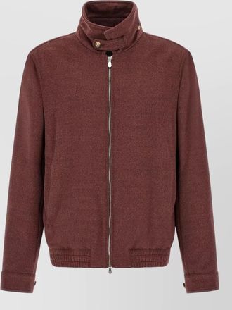 Brunello Cucinelli virgin wool bomber jacket