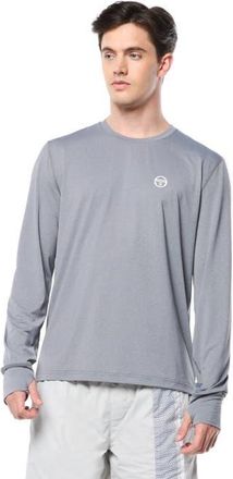 Sergio Tacchini Attivo Damarindo Long Sleeve Tee in Quiet Gray at Nordstrom, Size Xxx-Large