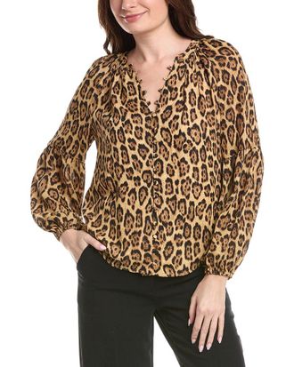 T Tahari Button Down Blouse