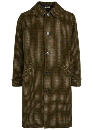 Bode Hedgerow Polka Dot-jacquard Wool Coat - Multicoloured 1 - S