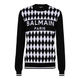 Balmain Hombre, Jerseys, Negro, Talla: 2XS