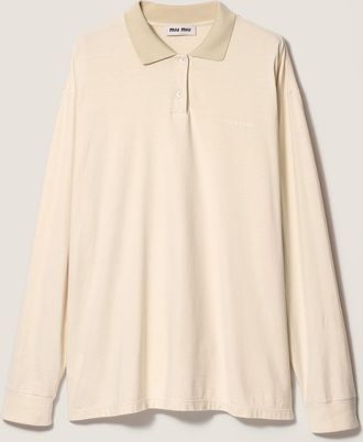 Miu Miu Jersey polo shirt