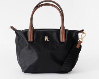 Tommy Hilfiger Womens Tommy Hilfiger Popette Womens Mini Tote Bag - Black - Size: ONE size