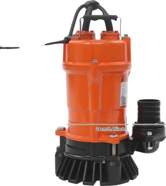 OEM Bomba Sumergible De Alto Caudal, Construcci&oacute;n Duradera, 550 W, Color Naranja