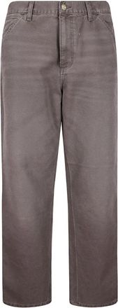 Carhartt Work in Progress Main Broek - Heren - Regular Fit Jeans - Grijs - W29 - Katoen - Jeans