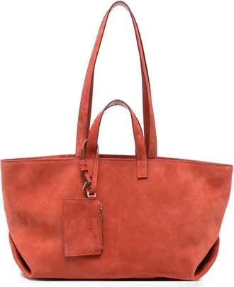 A.P.C. A. p.c. Drummer Suede Tote Bag