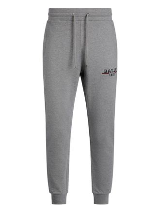 Bally logo-embroidered track pants - Grey