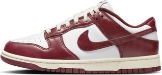 Nike Womens Dunk Low Premium Shoes in White | FJ4555-100