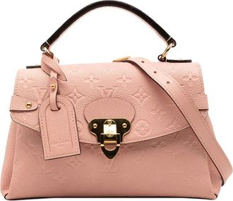 Louis Vuitton 2019 Monogram Empreinte Georges BB satchel - Pink