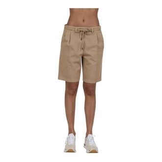 Aspesi Stijlvolle Bermuda Shorts voor Mannen - Dames - Korte Broeken - Beige - S - Korte Broeken